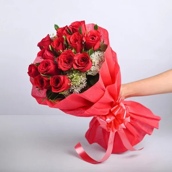 24 Red Roses Bouquet