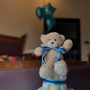 deluxe diaper gift teddy