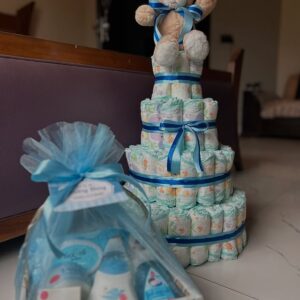 Deluxe Diaper Gift Tower Combo