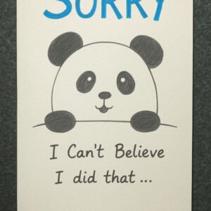 I'm Sorry Card